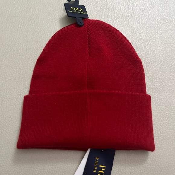 NWT - Polo Ralph Lauren Polo Bear Wool Blended Beanie - Picture 3 of 5